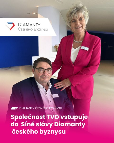 TVD vstupuje do Síně slávy Diamanty českého byznysu